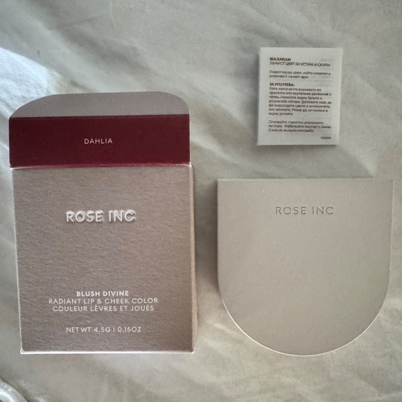 Rose Inc Blush Divine Lip And Cheek Color, NIB, Dahlia, Made In Italy, 4.5 g - Picture 5 of 7